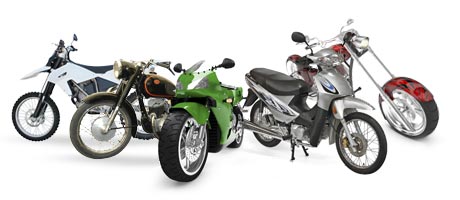 a wide range of motorcycles